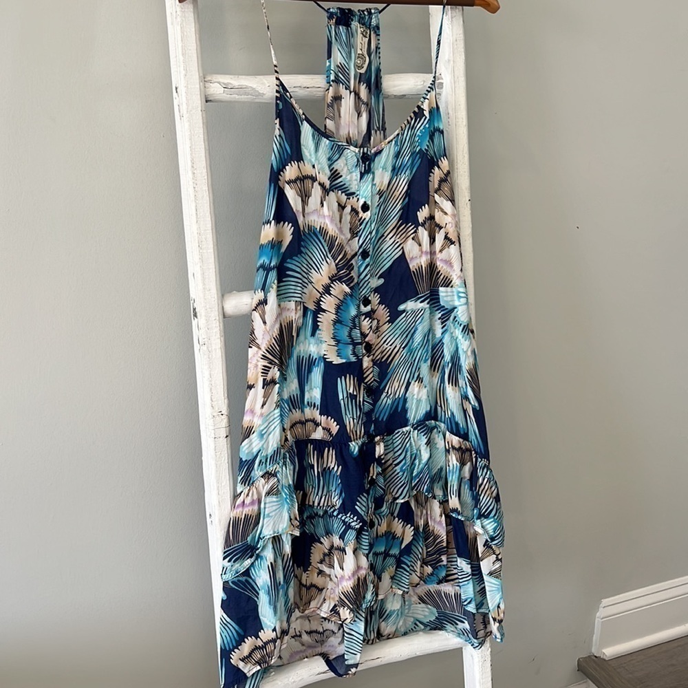 Free People Boho Midi Spring Patterned Racerback … - image 8